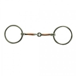 Coronet Partial Copper Mouth Loose Ring Bit