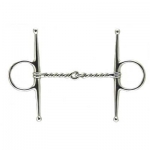 Coronet Single Twisted Wire Full Cheek Snaffle Bit