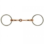 Coronet Slow Twist Copper Mouth Snaffle Bit