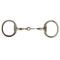 Coronet Slow Twist Flat Ring Eggbutt Snaffle Bit - 6 1/2"