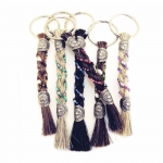 Cowboy Collectibles Ponies and Pearls Key Chain