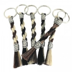 Cowboy Collectibles Two Tone Horse Hair Key Chains - The Paint Horse