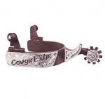 Cowgirl Up Antique Brown Ladies Spur