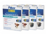 D-WORM COMBO TABLETS for Med/Large Dogs, 12'S