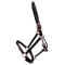 Deluxe Leather Track Halter 3/4" Pony