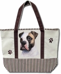 Dog Breed Tote Bag - American Bulldog