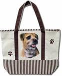 Dog Breed Tote Bag - Border Terrier