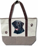 Dog Breed Tote Bag - Labrador Black