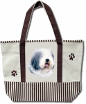 Dog Breed Tote Bag - Old English Sheepdog