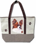 Dog Breed Tote Bag - Papillon