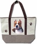 Dog Breed Tote Bag - Pit Bull