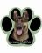 Dog Paw Mousepads - German Shepherd