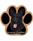 Dog Paw Mousepads - German Shepherd Black