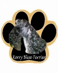 Dog Paw Mousepads - Kerry Blue Terrier