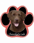 Dog Paw Mousepads - Labrador Chocolate