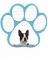Dog Paw Notepads - Boston Terrier