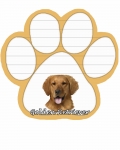 Dog Paw Notepads - Golden Retriever