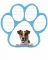 Dog Paw Notepads - Jack Russell