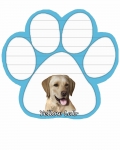 Dog Paw Notepads - Labrador Yellow