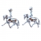 Dressage Horse Earrings