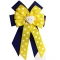 Ellie's Bow Navy and Yellow