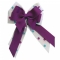 Ellie's Bow Purple and White