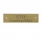 Engraved Name Plate 1/2' x 3' Beveled Brass Plate