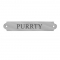 Engraved Name Plate 1/2' x 3' English Chrome Plate