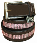 EQUINE COUTURE BLING LEATHER BELT - REGULAR LEATHER