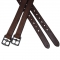 Exselle Elite Stirrup Leathers in Australian Nut