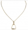 Exselle English Stirrup Iron Pendant Necklace