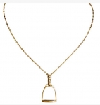 Exselle English Stirrup Iron Pendant Necklace