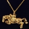 Exselle Jumper Rider Pendant Necklace