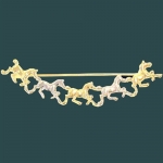 Exselle Running Horse Stock Pin
