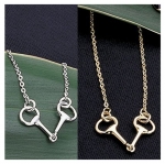 Exselle Snaffle Bit Pendant Necklace