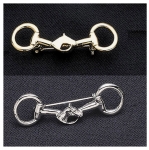 Exselle Snaffle Bit with Horse Head Stock Pin