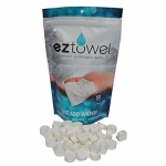 EZ-Towel with New Durable Tube and Packaging, 50 Pieces