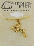 Finishing Touch Jumper Rider Pendant Necklace