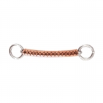 Finn-Tack Leather Covered Overcheck Bit