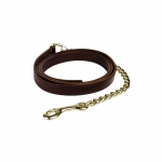 Finn-Tack leather lead shank,1 chain