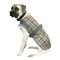High Spirit Fleece Lined Plaid Dog Coat w/ Reflective Binding