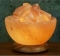 Himalayan Salt Bowl Lamp with Stones