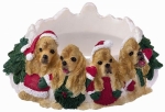 Holiday Candle Topper - Cocker Spaniel