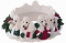 Holiday Candle Topper - Poodle White