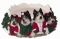 Holiday Candle Topper - Siberian Husky