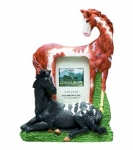 Horse Picture Frame - Painted Horses