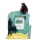 Horse Picture Frame - Two Horses with Barn Door