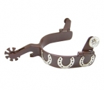 Horseshoe Design w/Bottle Opener Antique Brown Men's Spur