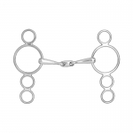 Horze 2 Ring Show Jumping Jointed Gag Bit