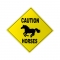 Horze Horse Warning Sign